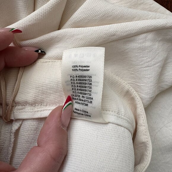 ✨ Wilfred / Aritzia | Wide Leg Cream Pull on Trousers | Size M ✨ - Picture 5 of 11